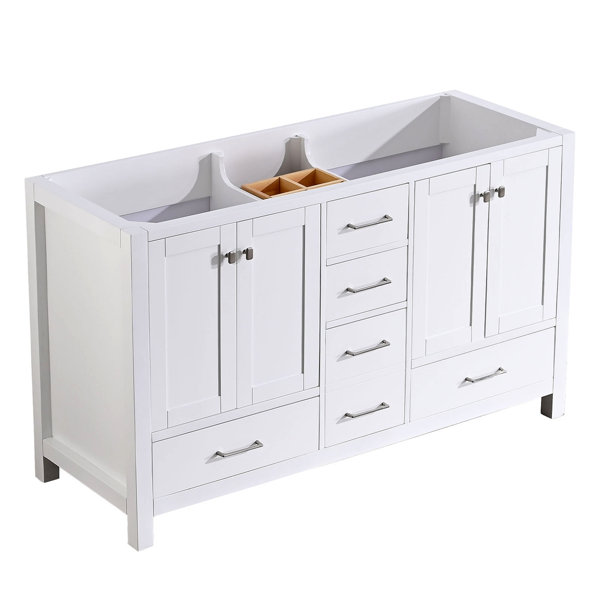 Latitude Run® 60 In Bathroom Vanity Without Top And Sink Modern ...